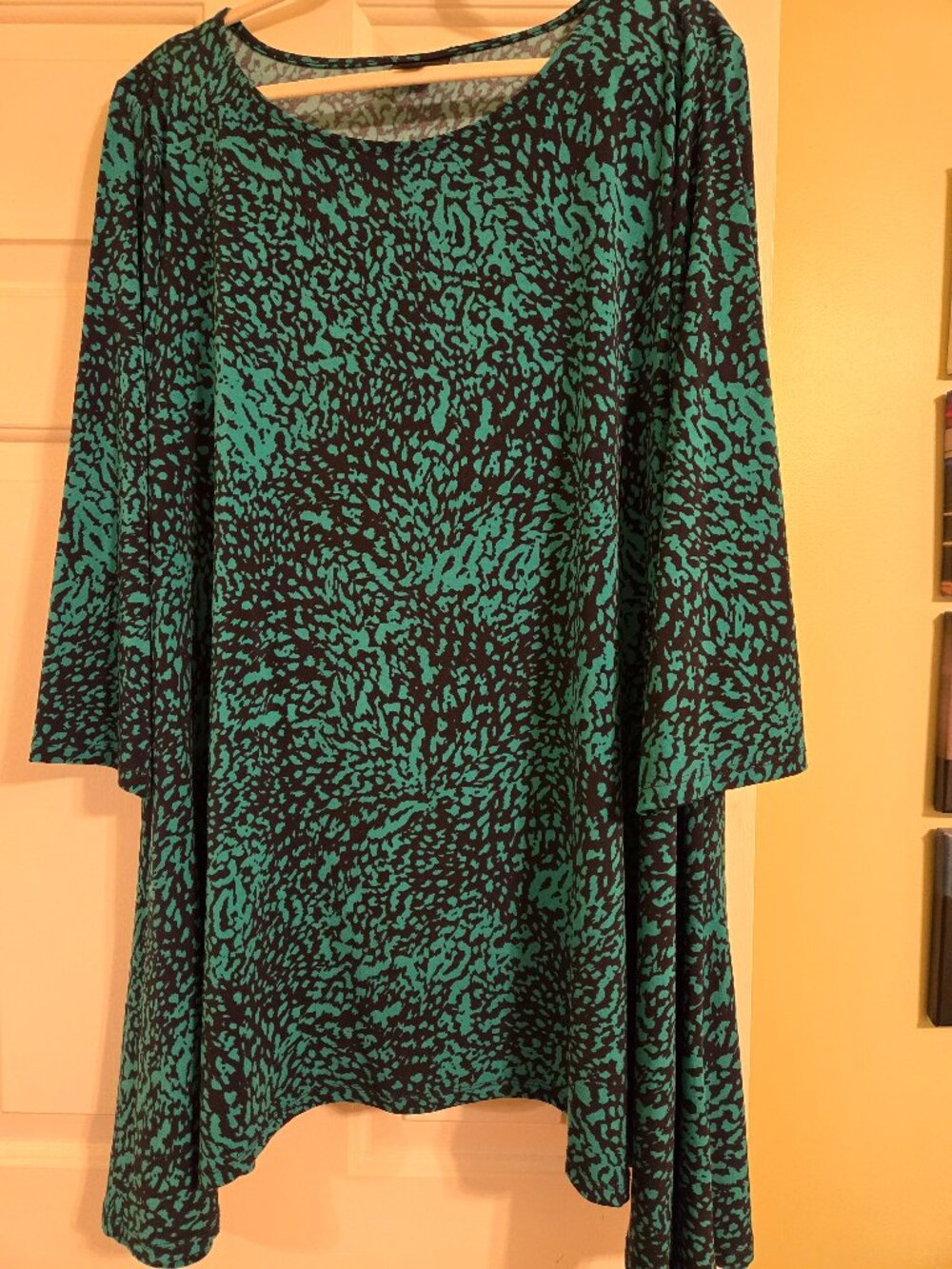 JM Collections animal print tunic 3X